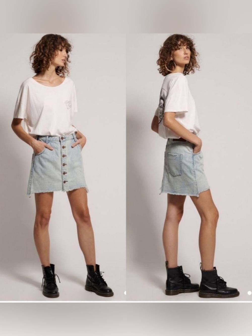 One Teaspoon Denim Mini Skirt